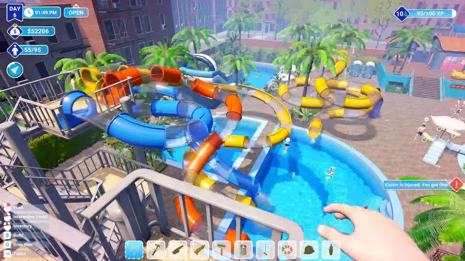 WaterPark Simulator